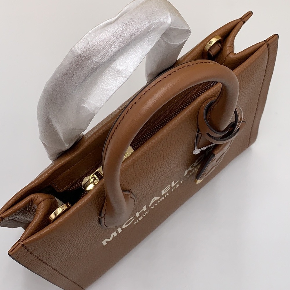 MICHAEL KORS Mirella Small Shopper TZ XBody Pebbled Leather Crossbody
Luggage - Picture 2 of 16